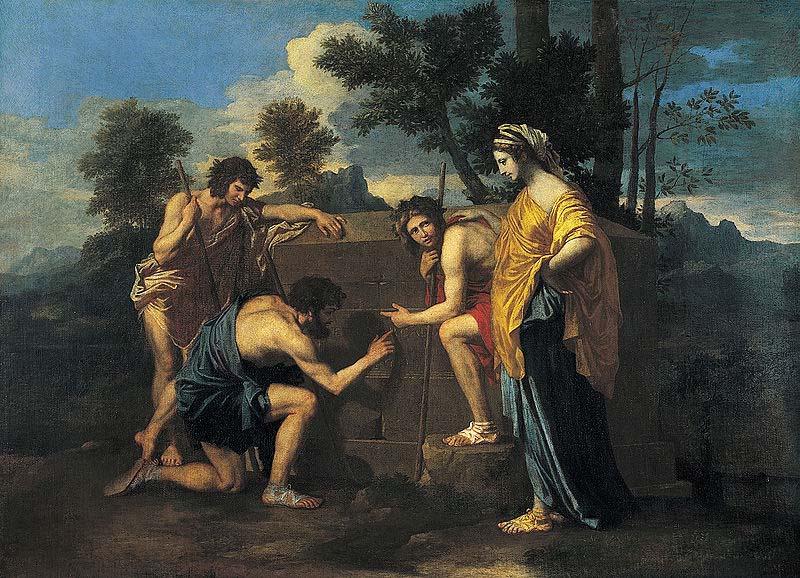 Nicolas Poussin Les Bergers d Arcadie Sweden oil painting art